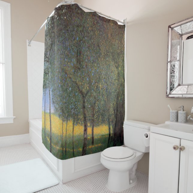 Fruit Trees, Gustav Klimt Shower Curtain (In Situ)