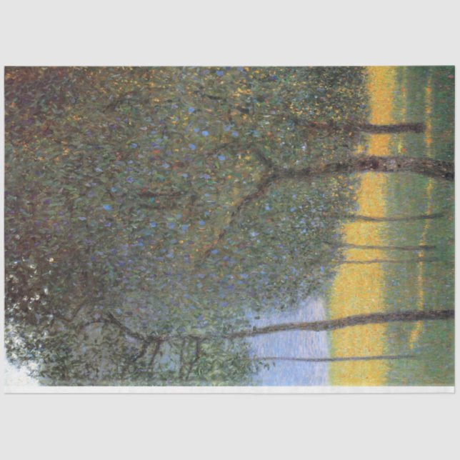 Fruit Trees, Gustav Klimt Tissue Paper (Front)