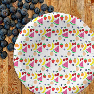 Fruit Two-tti Frutti 2nd Birthday Paper Plate