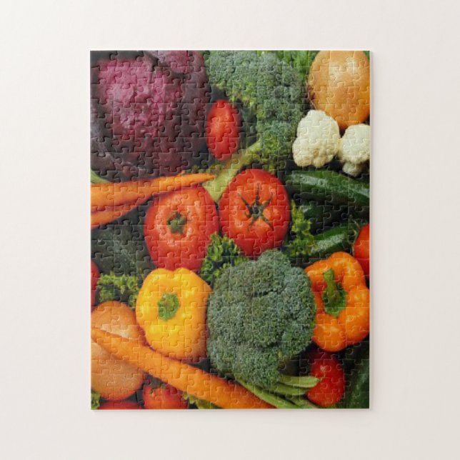 FRUIT & VEGETABLES JIGSAW PUZZLE (Vertical)