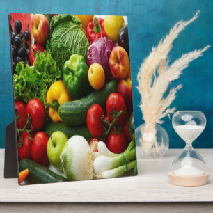 FRUIT & VEGETABLES PLAQUE