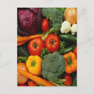 FRUIT & VEGETABLES POSTCARD