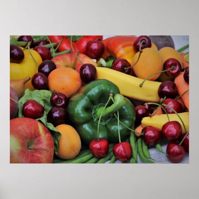 Fruit & Vegetables Poster (Front)