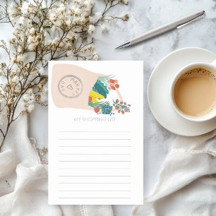 Fruit & Veggies Spilled Tote Grocery Shopping List Post-it Notes