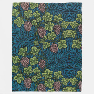 FRUIT VINE GRAPES PATTERN FLEECE BLANKET