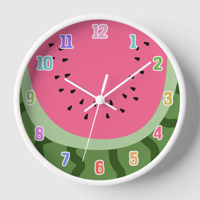 Fruit Watermelon Clock (Front)