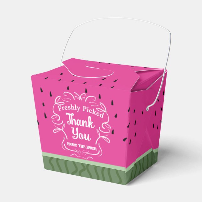 Fruit Watermelon Favour Box (Front Side)