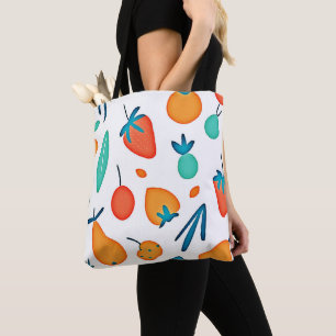 Fruit Whimsy: Playful Pattern Tote Bag