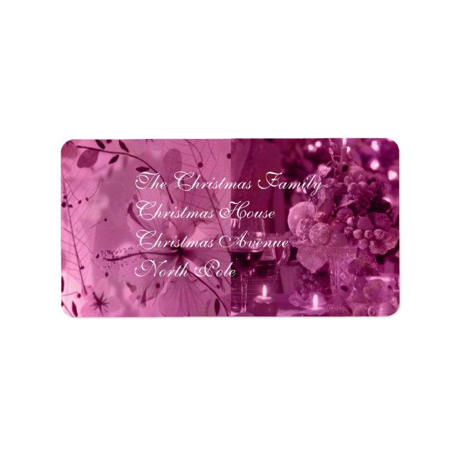 Fruit, Wine and Flowers Label (Front)