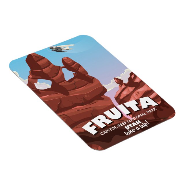 Fruita Capitol Reef National Park Utah Magnet (Right Side)