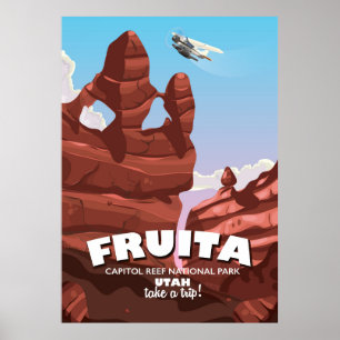 Fruita Capitol Reef National Park Utah Poster