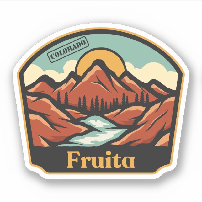 Fruita, Colorado Sticker (Front)