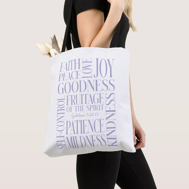 Fruitage of the Spirit Galatians 5 Tote Bag (Creator Uploaded)
