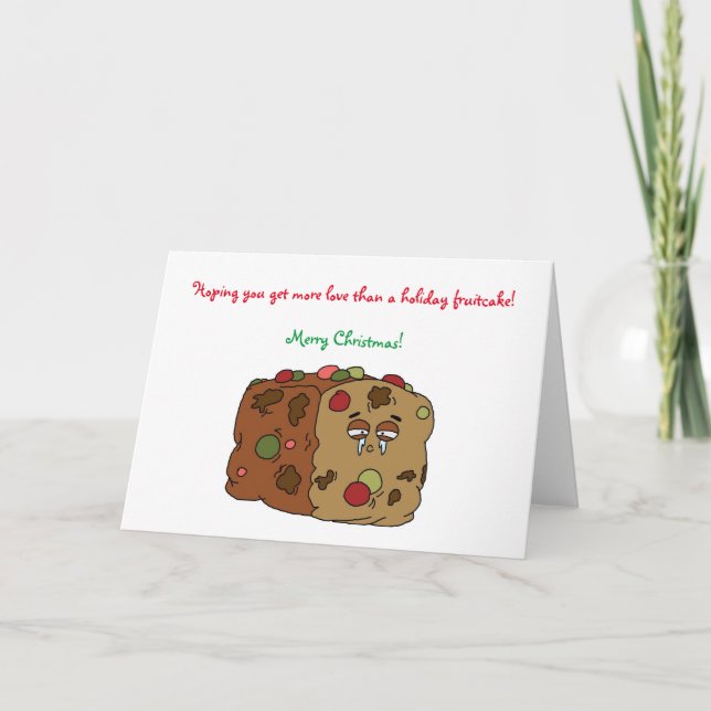 Fruitcake Christmas Card (Front)