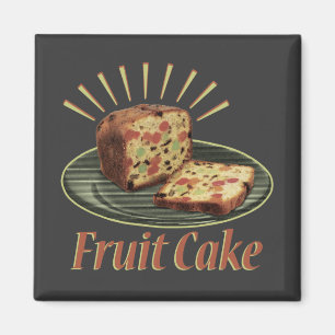 Fruitcake Fruit Cake Magnet