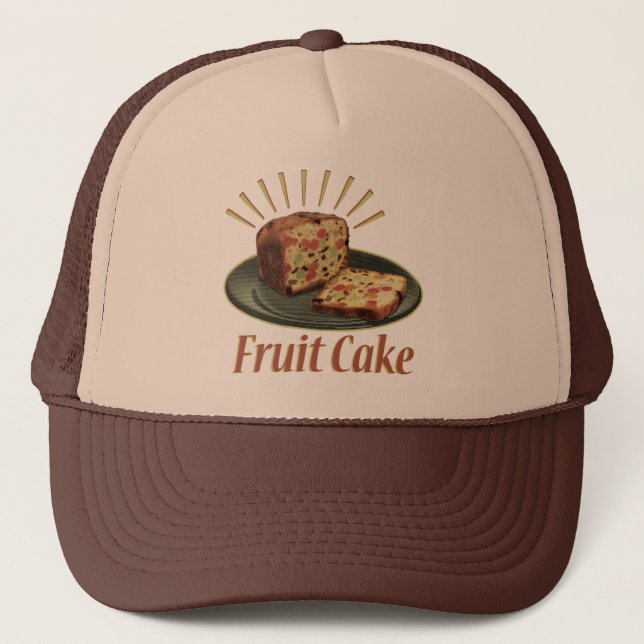 Fruitcake Fruit Cake Trucker Hat (Front)