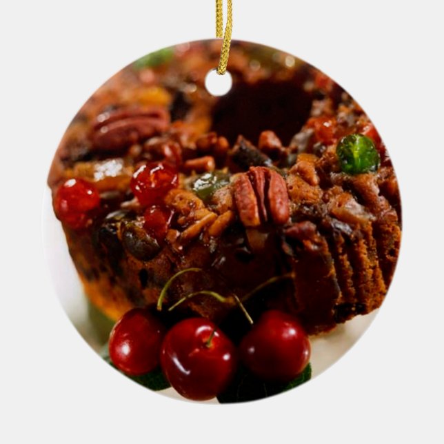 FRUITCAKE ROUND ORNAMENT (Front)