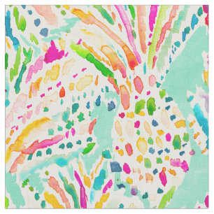 FRUITFETTI Colourful Party Pineapples Fabric