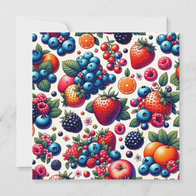 Fruitful Harmony: A Symphony of Nature's Bounty To Invitation (Front)