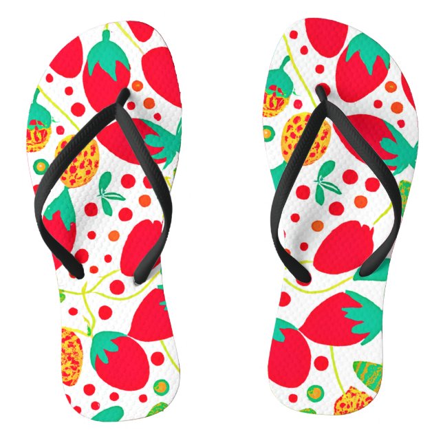 Fruitful Palette Vivid Pattern Jandals (Footbed)