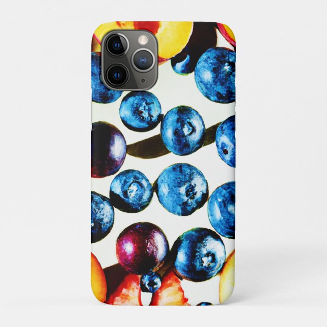 Fruitful Vibrance Pattern Case-Mate iPhone Case (Back)