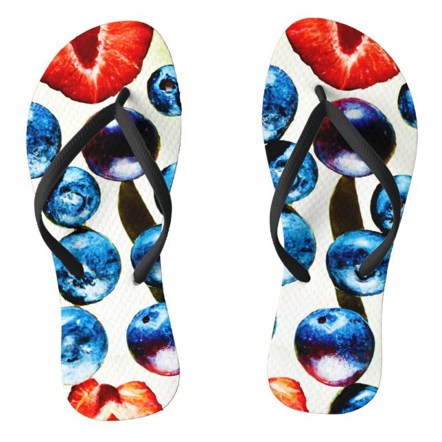 Fruitful Vibrance Pattern Jandals (Footbed)