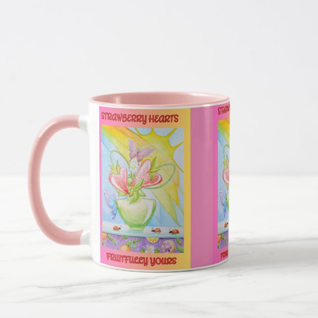 Fruitfully Yours Anniversary Mug  (Left)
