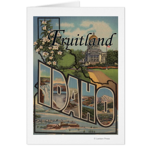 Fruitland, Idaho - Large Letter Scenes (Front)
