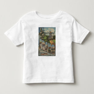 Fruitland, Idaho - Large Letter Scenes Toddler T-Shirt