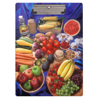 Fruits and vegetables clipboard