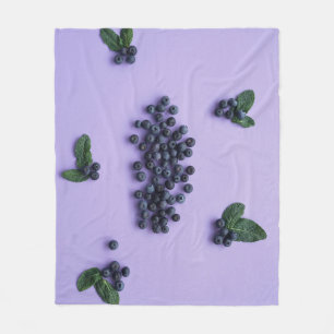 Fruits And Vegetables Fleece Blanket