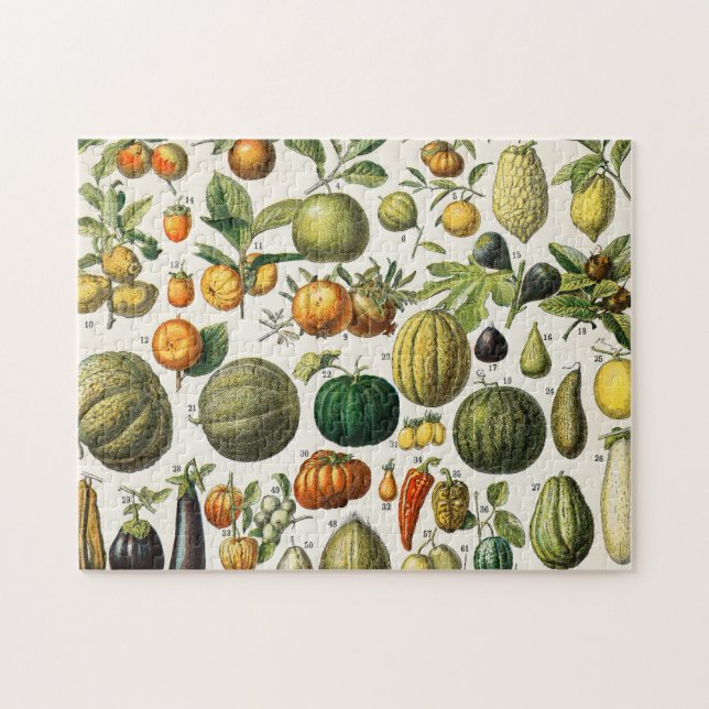 Fruits and Vegetables Jigsaw Puzzle (Horizontal)
