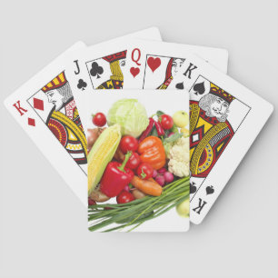 Fruits And Vegetables Playing Cards