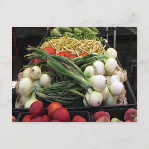 Fruits and Vegetables Postcard