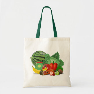 Fruits and vegetables tote bag