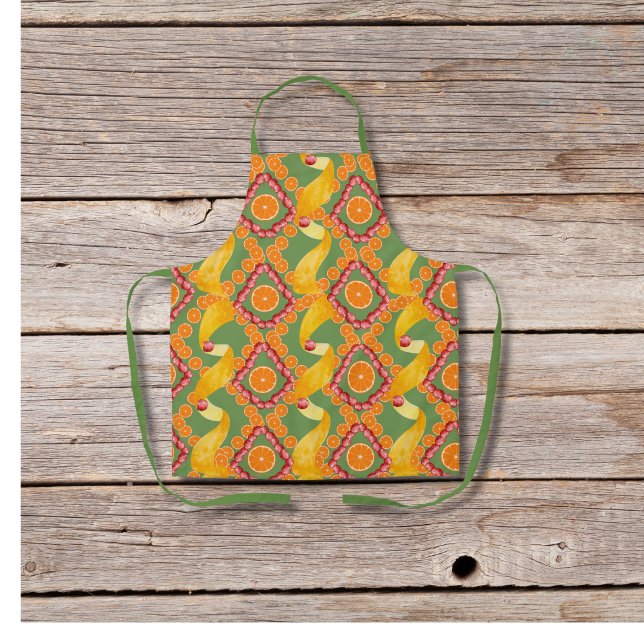 Fruits and zest green apron (Creator Uploaded)