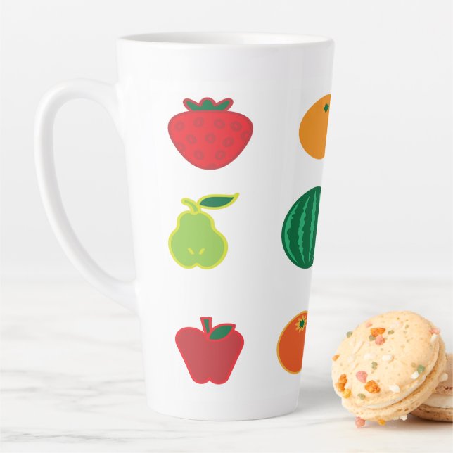 Fruits Art Latte Mug (In Situ)
