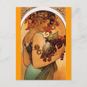 Fruits - Art Nouveau - Postcard