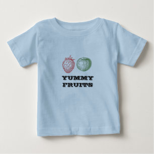 Fruits Baby Light Blue T-Shirt
