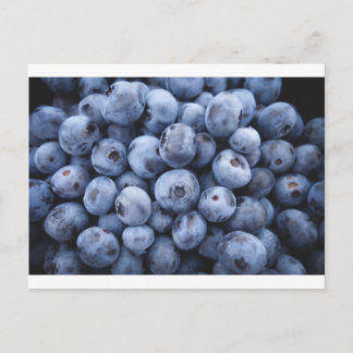 Fruits Blueberries snack fruit berries berry Postcard