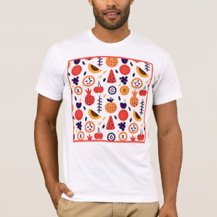 Fruits Colourful Pattern Art T-Shirt