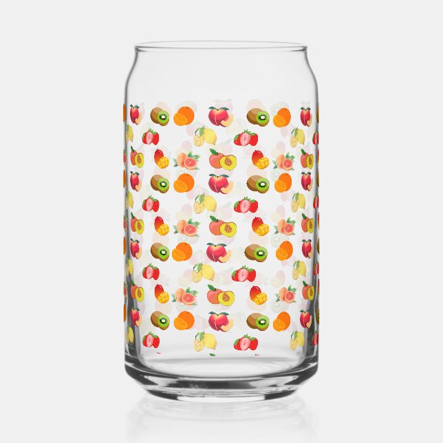 Fruits designs glass tumblers (Front)