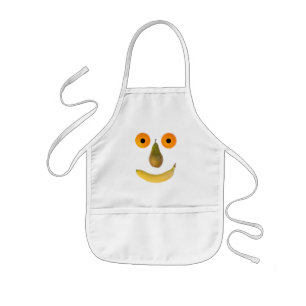 Fruits face kids apron