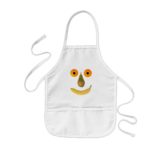 Fruits face kids apron (Front)