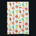 Fruits Flash Cards Korean Language Fruity Fun  Tea Towel<br><div class="desc">Check out this super cool fresh and fruity design. Whether you are trying to learn a new language or just love fruits,  show you're a fan with this awesome towel. And be sure to check my shop for more products and designs.</div>