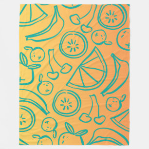 Fruits Fleece Blanket