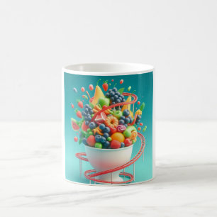 fruits foods cocktail coffee mug