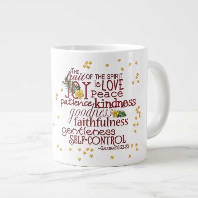 Fruits -  Jumbo Mug (Front Right)