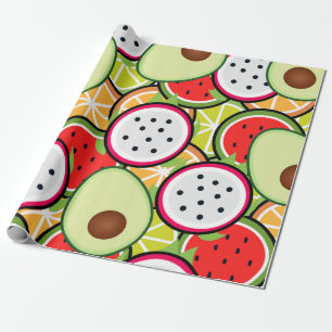 Fruits Mix Wrapping Paper