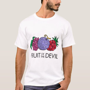 Fruits of Devil Luffy Ace Whitebeard One Piece T-Shirt